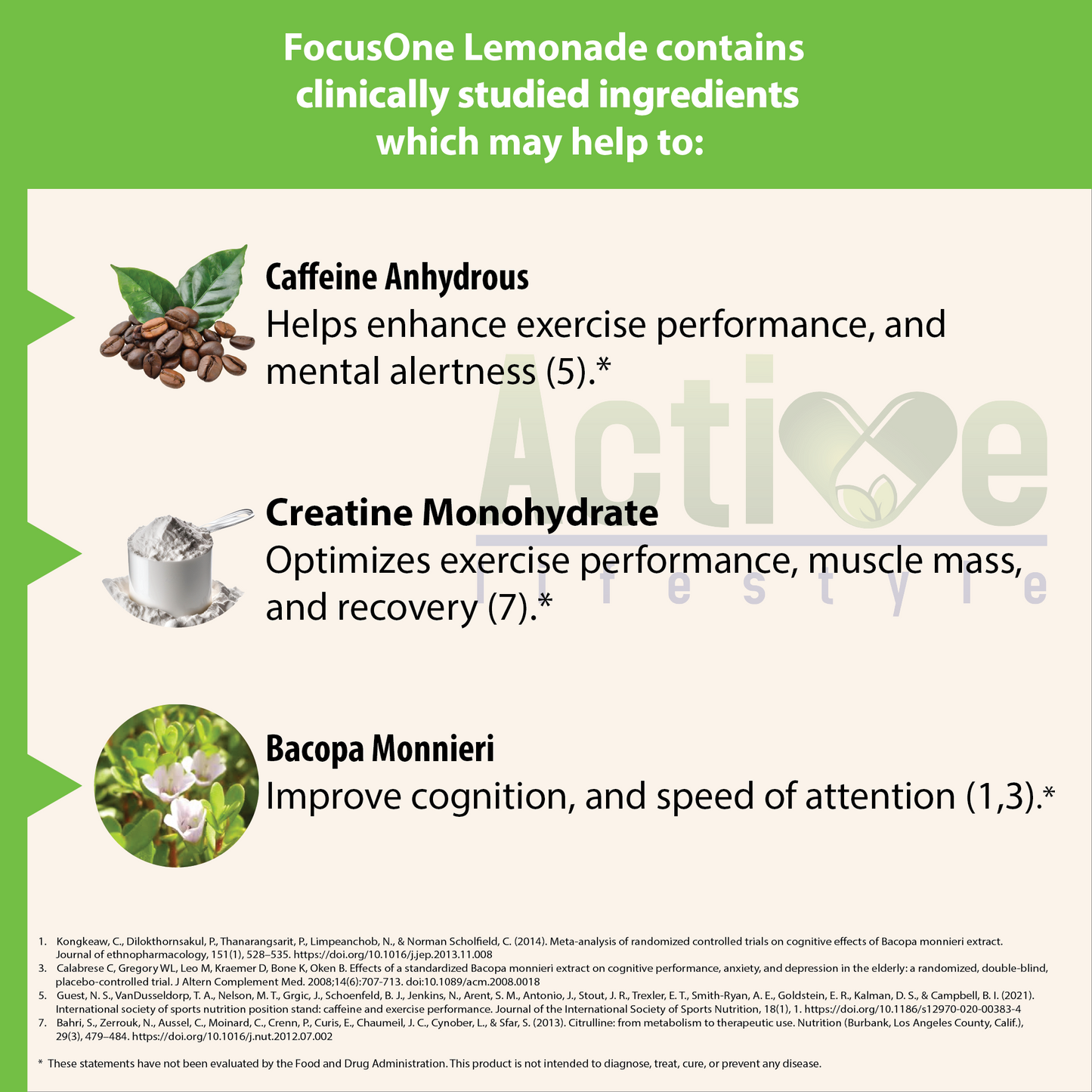 FocusOne Lemonade - Energizing Workout & Focus Booster