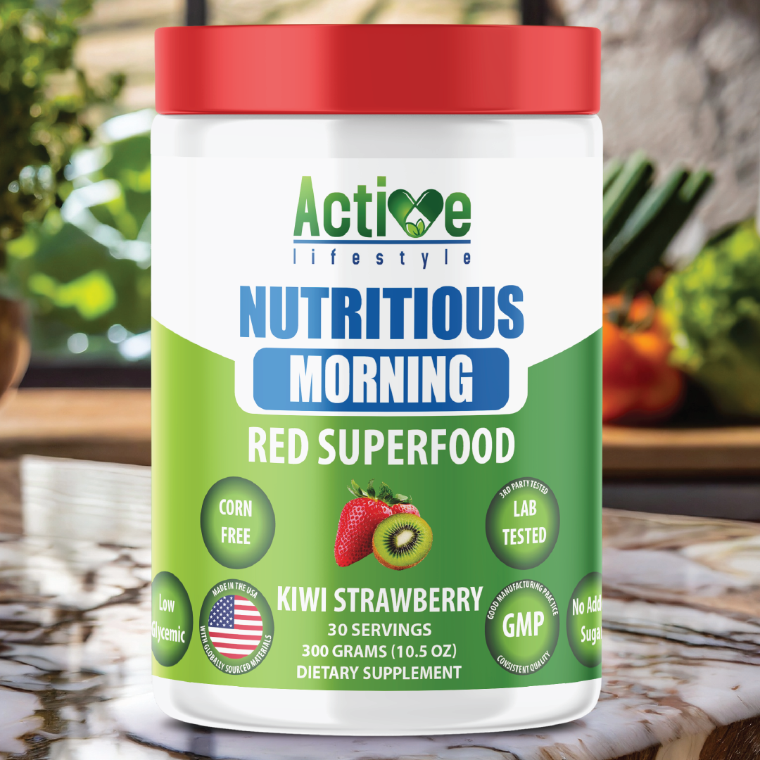 Nutritious Morning Kiwi Strawberry - Red Superfood