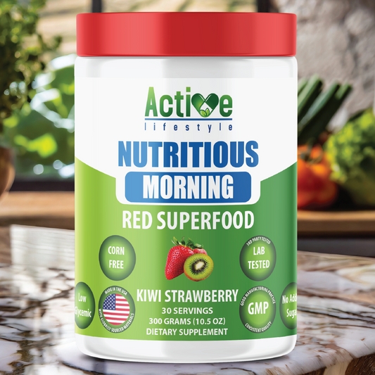 Nutritious Morning Kiwi Strawberry - Red Superfood