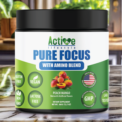 Pure Focus Peach Mango - Energy Drink Mix