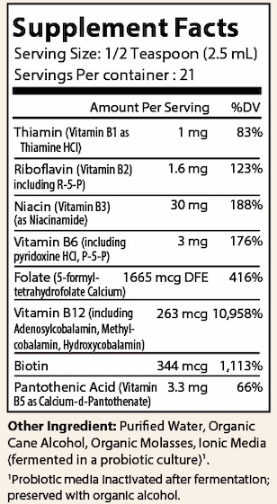 Liquid Vitamin B-complex - Energy Support