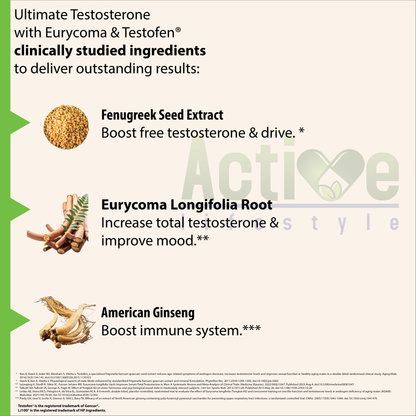 Ultimate Testosterone with Eurycoma & Testofen - Advanced Testosterone Boost